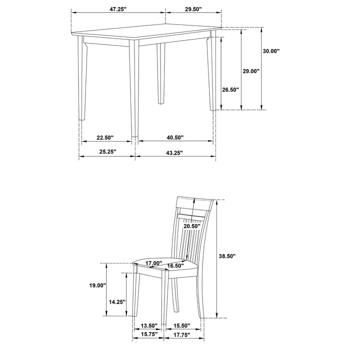 Robles Dining Set - Home Furniture And More (Brentwood, MD)