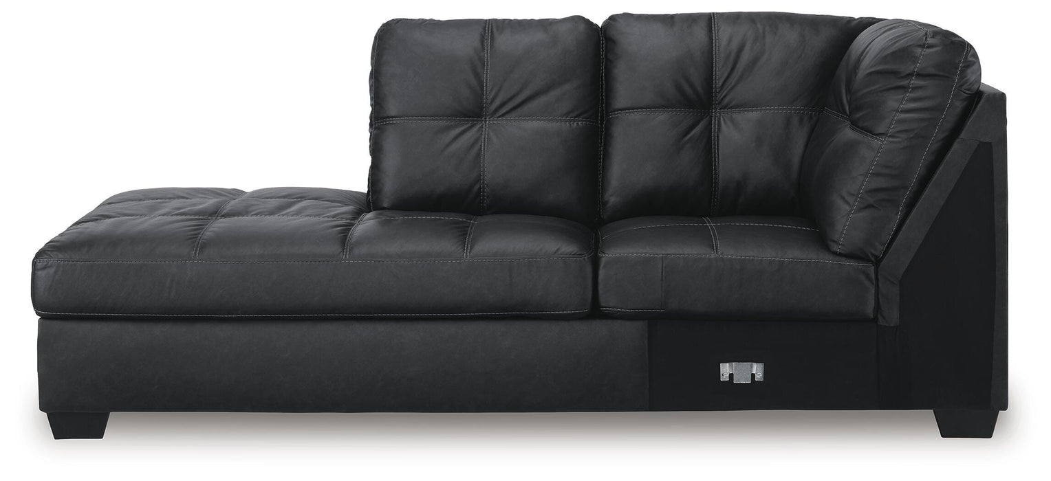 Barlin Mills Sectional with Chaise - Home Furniture And More (Brentwood, MD)