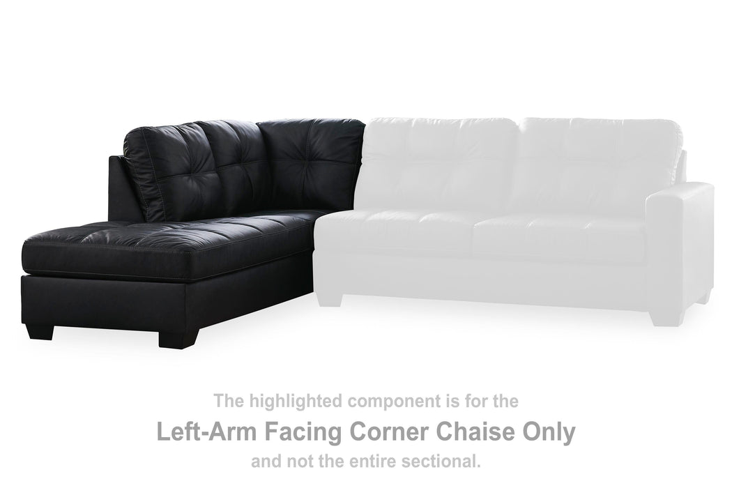 Barlin Mills Sectional with Chaise - Home Furniture And More (Brentwood, MD)