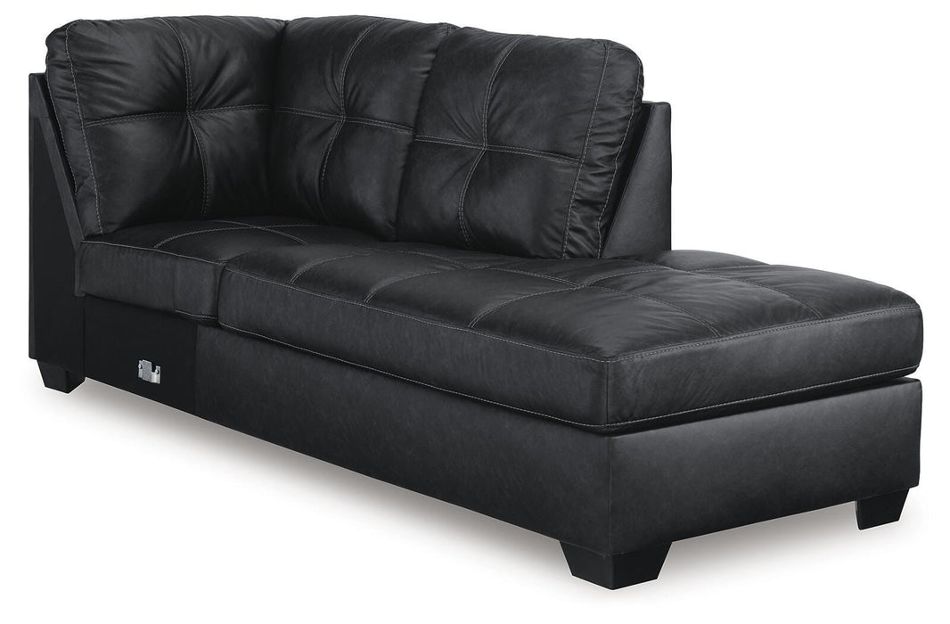 Barlin Mills Sectional with Chaise - Home Furniture And More (Brentwood, MD)