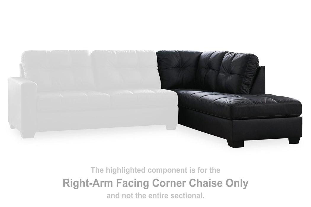 Barlin Mills Sectional with Chaise - Home Furniture And More (Brentwood, MD)