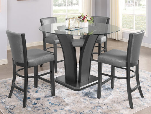 Camelia Black Counter Height Chair - Home Furniture And More (Brentwood, MD)
