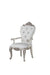 Gorsedd Cream Fabric & Antique White Arm Chair - Home Furniture And More (Brentwood, MD)