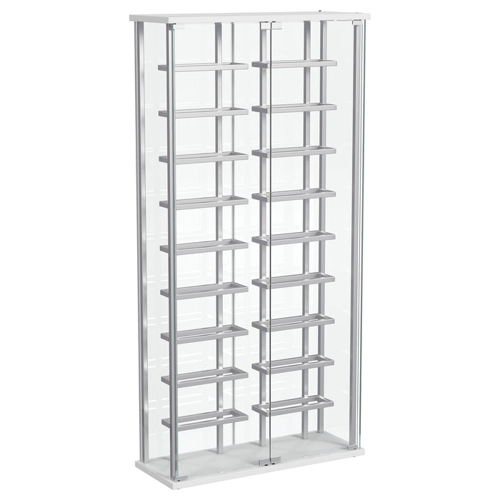 Montara Wine Cabinet with LED Lighting - Home Furniture And More (Brentwood, MD)