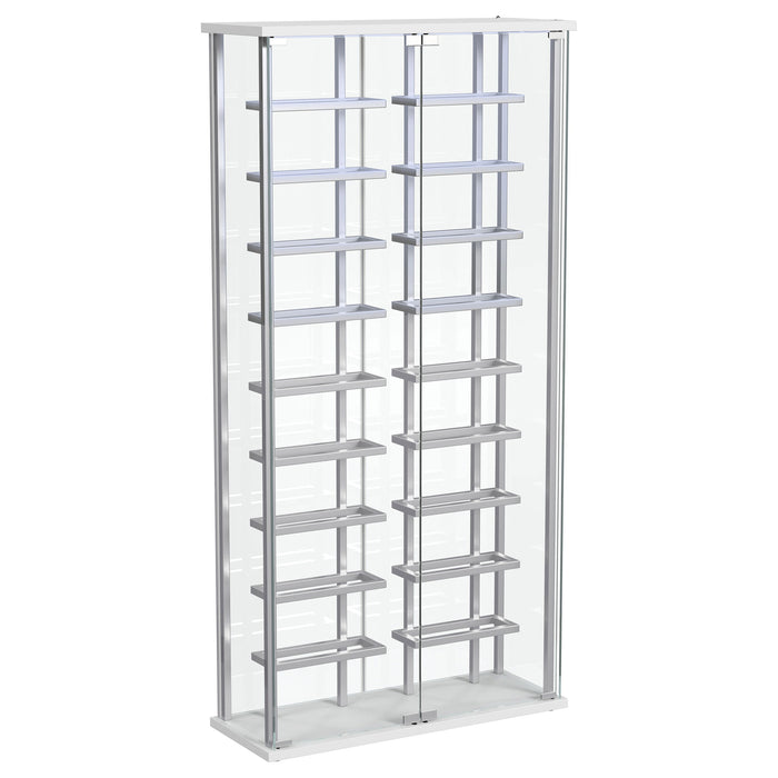 Montara Wine Cabinet with LED Lighting - Home Furniture And More (Brentwood, MD)