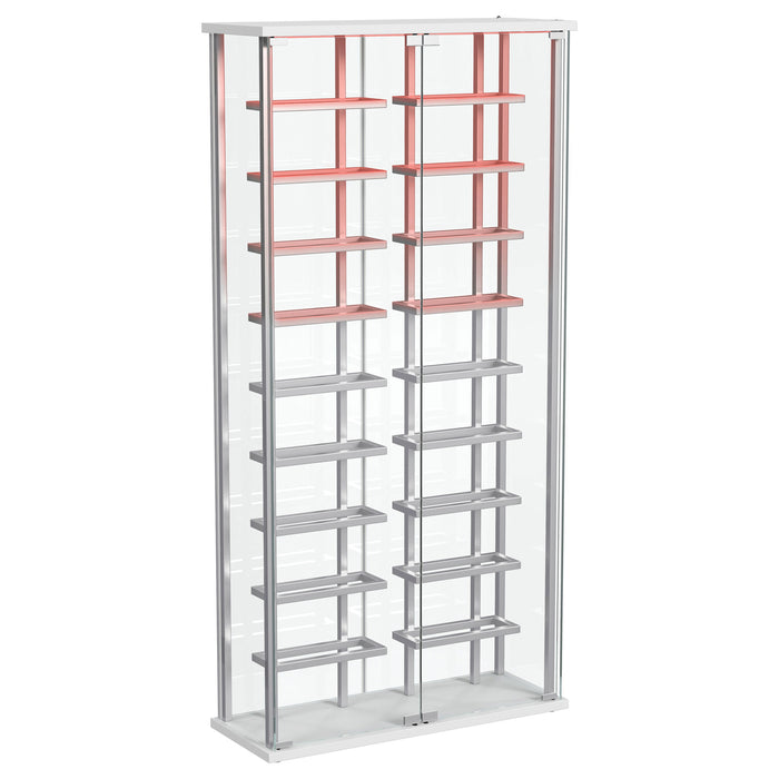 Montara Wine Cabinet with LED Lighting - Home Furniture And More (Brentwood, MD)