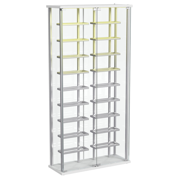 Montara Wine Cabinet with LED Lighting - Home Furniture And More (Brentwood, MD)
