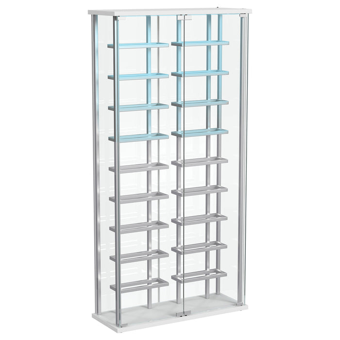 Montara Wine Cabinet with LED Lighting - Home Furniture And More (Brentwood, MD)