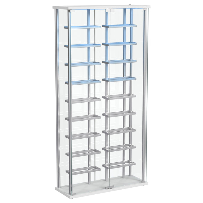 Montara Wine Cabinet with LED Lighting - Home Furniture And More (Brentwood, MD)