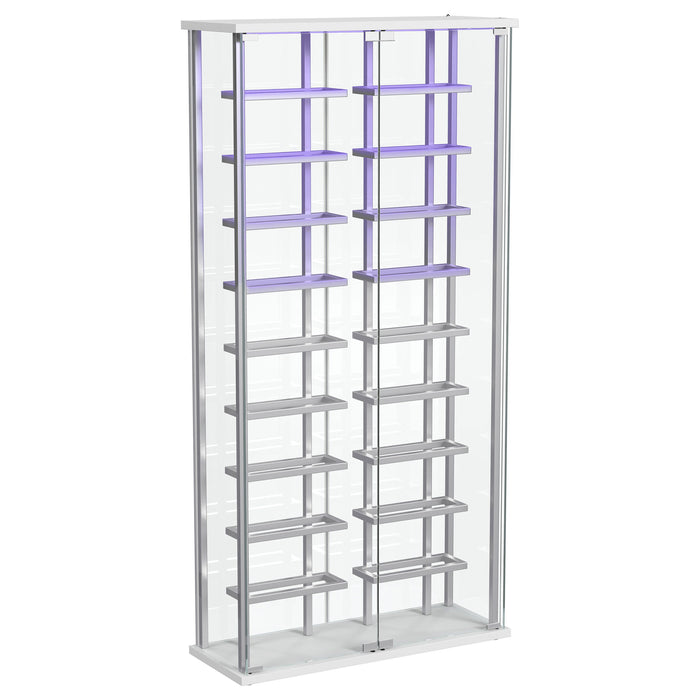 Montara Wine Cabinet with LED Lighting - Home Furniture And More (Brentwood, MD)