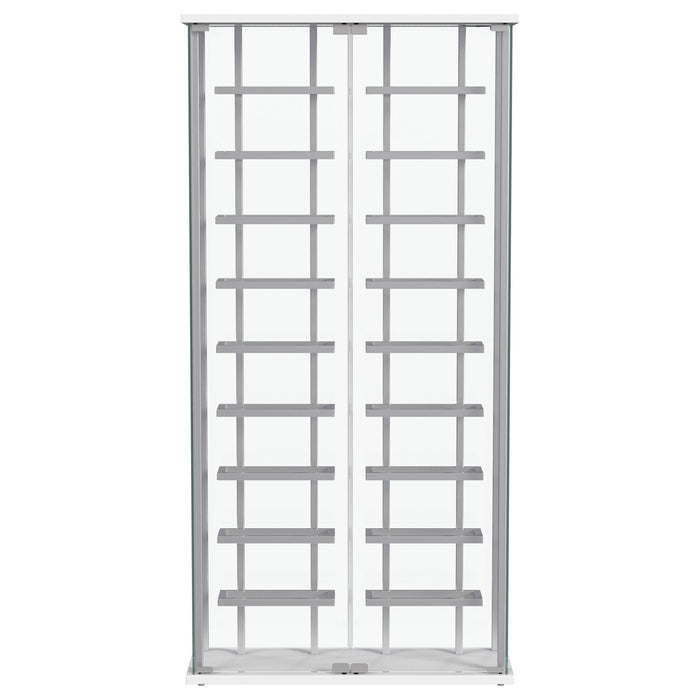 Montara Wine Cabinet with LED Lighting - Home Furniture And More (Brentwood, MD)