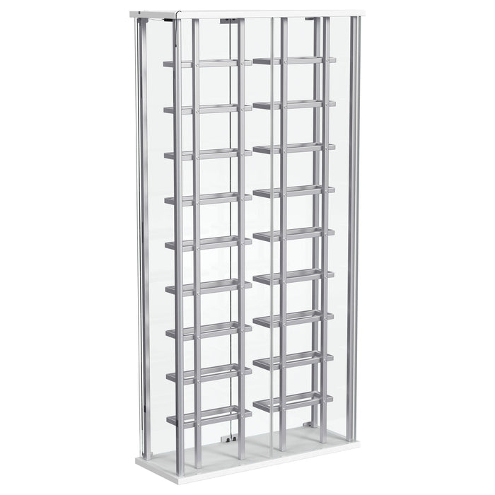 Montara Wine Cabinet with LED Lighting - Home Furniture And More (Brentwood, MD)