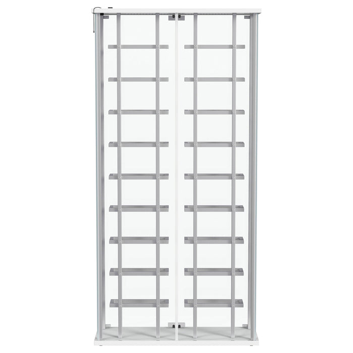 Montara Wine Cabinet with LED Lighting - Home Furniture And More (Brentwood, MD)