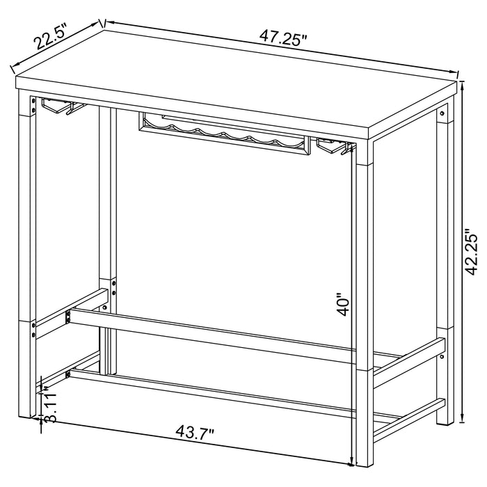 Norcrest Bar Table - Home Furniture And More (Brentwood, MD)