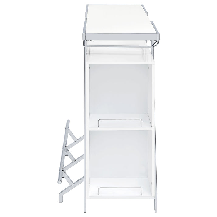 Araceli Home Bar with LED Lighting - Home Furniture And More (Brentwood, MD)