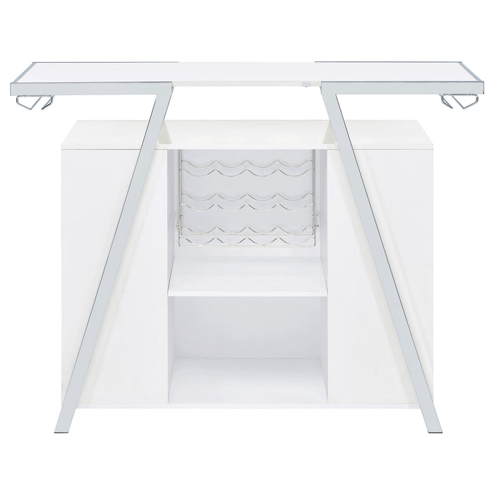 Araceli Home Bar with LED Lighting - Home Furniture And More (Brentwood, MD)