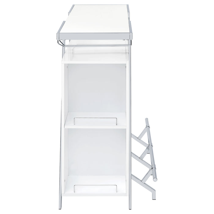 Araceli Home Bar with LED Lighting - Home Furniture And More (Brentwood, MD)