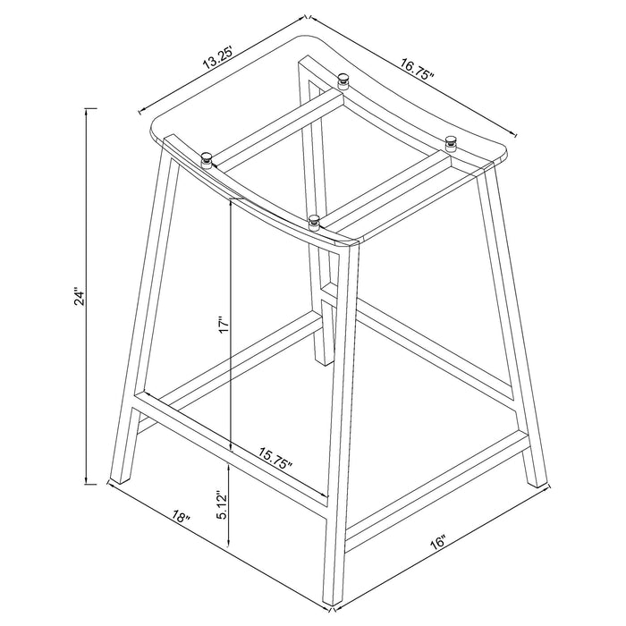 Jovani Counter Stool - Home Furniture And More (Brentwood, MD)