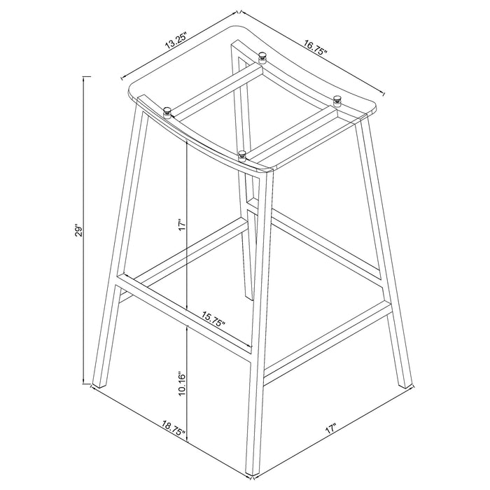 Jovani Bar Stool - Home Furniture And More (Brentwood, MD)