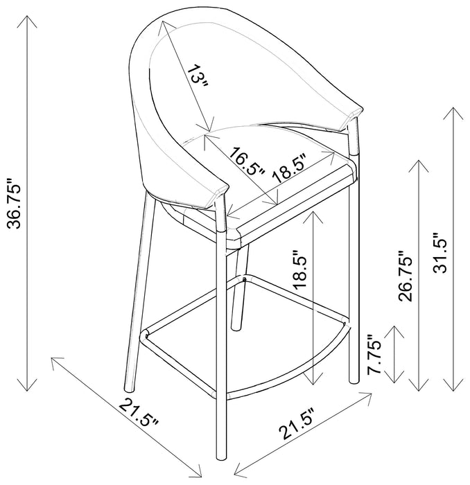 Chadwick Counter Chair - Home Furniture And More (Brentwood, MD)