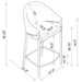 Chadwick Bar Chair - Home Furniture And More (Brentwood, MD)