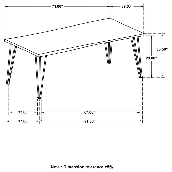 Sherman Dining Table - Home Furniture And More (Brentwood, MD)