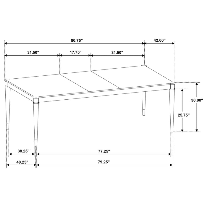Reseda Dining Set - Home Furniture And More (Brentwood, MD)