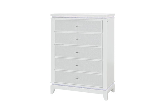 Alina White Chest with LED
