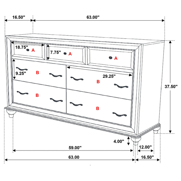Barzini Bedroom Set - Home Furniture And More (Brentwood, MD)