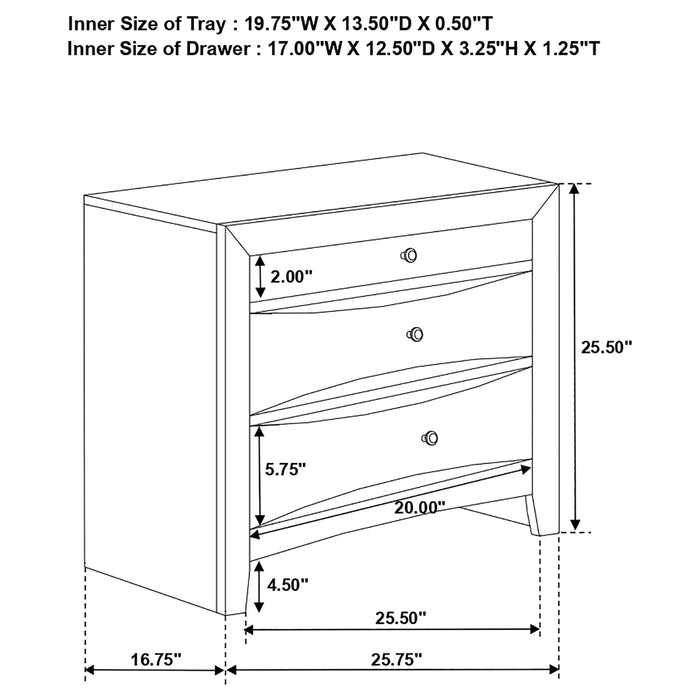 Briana Nightstand - Home Furniture And More (Brentwood, MD)