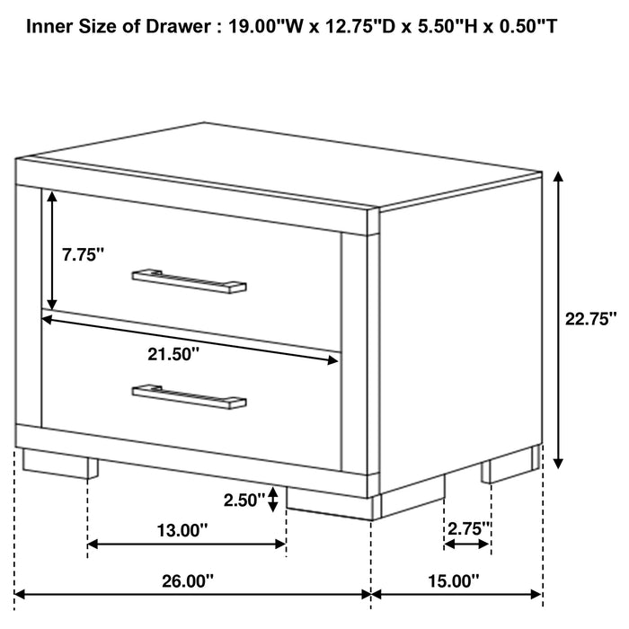 Jessica Bedroom Set - Home Furniture And More (Brentwood, MD)