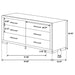 Jessica Bedroom Set - Home Furniture And More (Brentwood, MD)