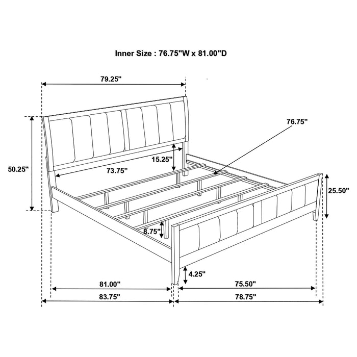 Carlton Panel Bed - Home Furniture And More (Brentwood, MD)
