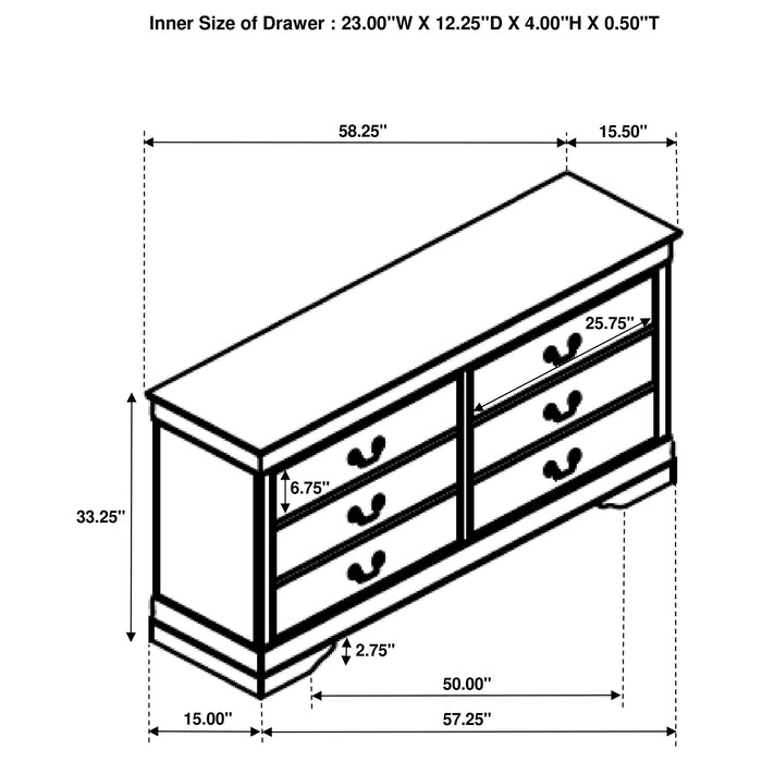 Louis Philippe Bedroom Set - Home Furniture And More (Brentwood, MD)
