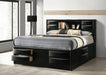 Briana Bookcase Platform Storage Bed - Home Furniture And More (Brentwood, MD)