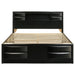 Briana Bookcase Platform Storage Bed - Home Furniture And More (Brentwood, MD)