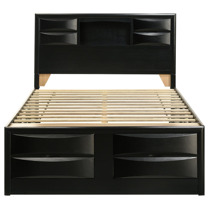 Briana Bookcase Platform Storage Bed - Home Furniture And More (Brentwood, MD)