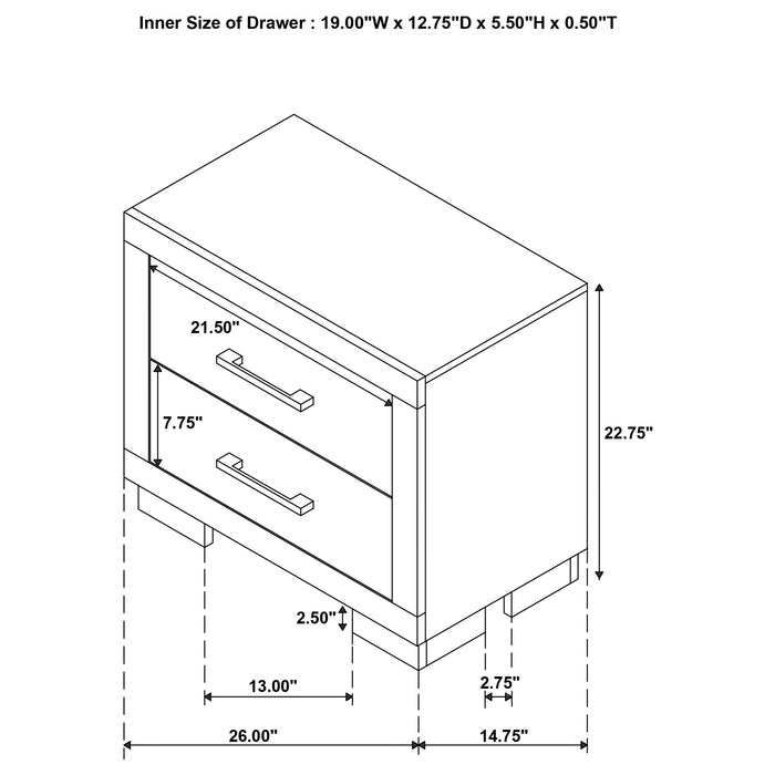 Jessica Bedroom Set - Home Furniture And More (Brentwood, MD)