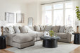 Aslan Court Sectional with Chaise - Home Furniture And More (Brentwood, MD)