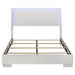 Felicity Panel Bed with LED Lighting - Home Furniture And More (Brentwood, MD)