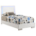 Felicity Panel Bed with LED Lighting - Home Furniture And More (Brentwood, MD)