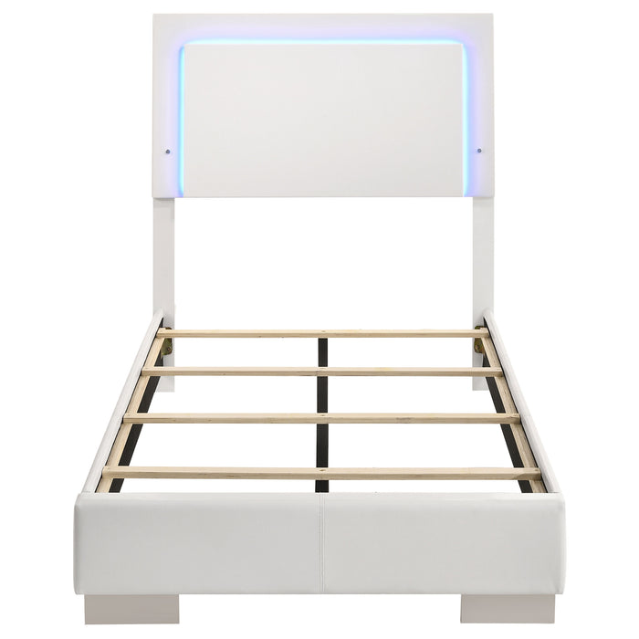 Felicity Panel Bed with LED Lighting - Home Furniture And More (Brentwood, MD)