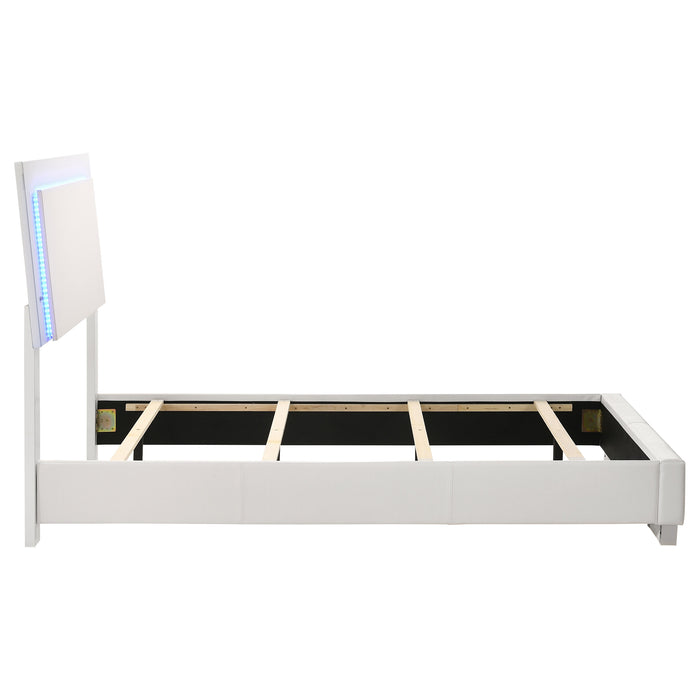 Felicity Panel Bed with LED Lighting - Home Furniture And More (Brentwood, MD)
