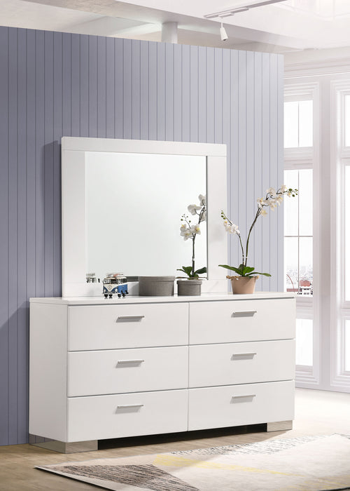Felicity Dresser with Mirror - Home Furniture And More (Brentwood, MD)