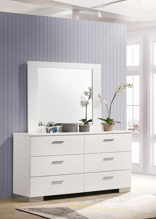 Felicity Dresser with Mirror - Home Furniture And More (Brentwood, MD)
