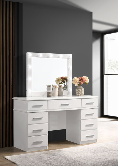 Felicity Makeup Vanity Table with LED Mirror - Home Furniture And More (Brentwood, MD)