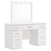 Felicity Makeup Vanity Table with LED Mirror - Home Furniture And More (Brentwood, MD)