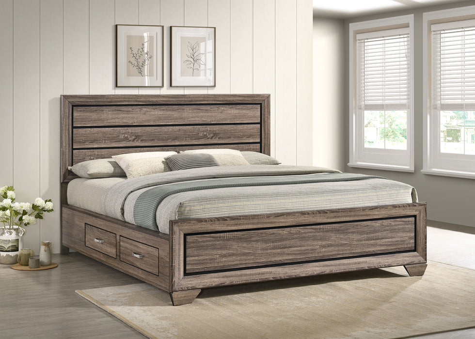 Kauffman Panel Platform Storage Bed - Home Furniture And More (Brentwood, MD)