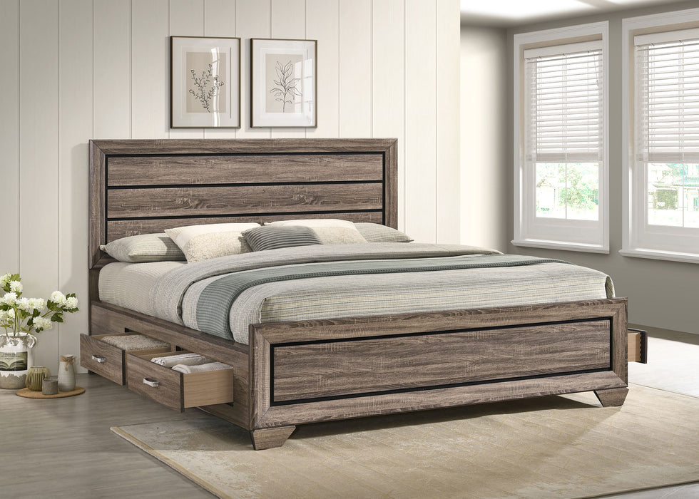 Kauffman Panel Platform Storage Bed - Home Furniture And More (Brentwood, MD)