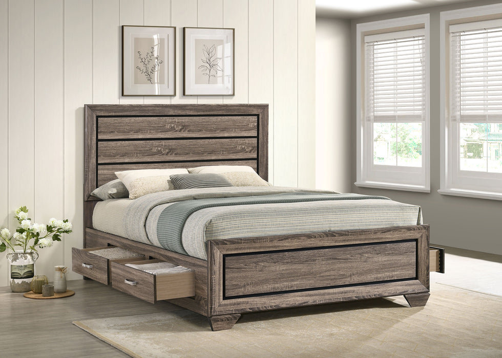 Kauffman Panel Platform Storage Bed - Home Furniture And More (Brentwood, MD)